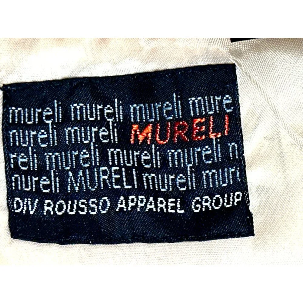 Mureli Small All Silk Wearable Art Vintage Jacket Retro Graphic Print Luxury Chi - Picture 10 of 12